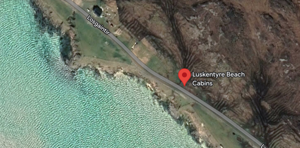 Luskentyre-Map